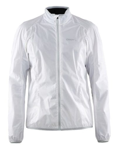 Fitness Mania - Craft Move Mens Cycling Rain Jacket - White/Platinum
