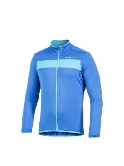 Fitness Mania - Craft Move Mens Cycling Thermal Jersey - Royal/Aquamarine/White