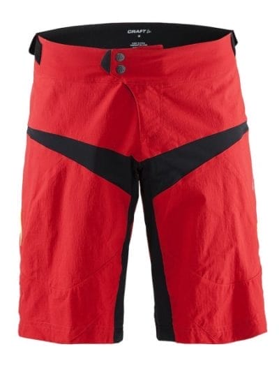 Fitness Mania - Craft Path Mens Cycling Shorts - Bright Red/Black