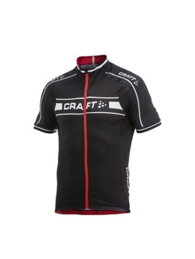 Fitness Mania - Craft Performance Bike Grand Tour Mens Cycling Short Sleeve Jersey - Black/Bright Red