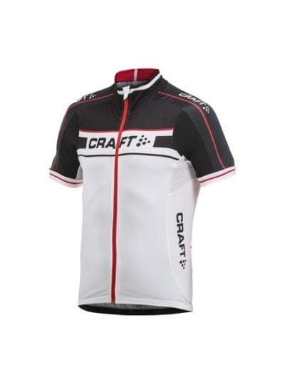 Fitness Mania - Craft Performance Bike Grand Tour Mens Cycling Short Sleeve Jersey - Black/White/Red