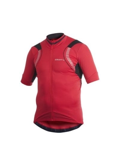 Fitness Mania - Craft Performance Bike Mens Cycling Glow Jersey - Red/Black