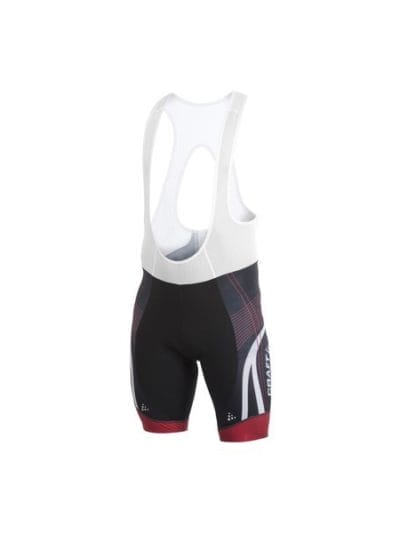 Fitness Mania - Craft Performance Bike Mens Cycling Tour Bib - Black/Red