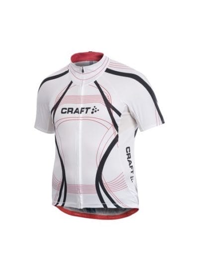 Fitness Mania - Craft Performance Bike Mens Cycling Tour Jersey - White/Black
