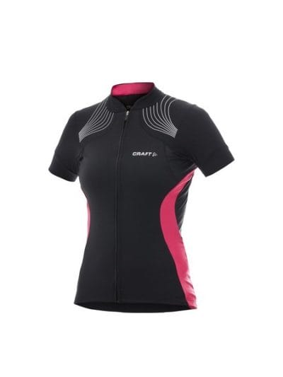 Fitness Mania - Craft Performance Bike Womens Cycling Jersey - Black/Hibiscus