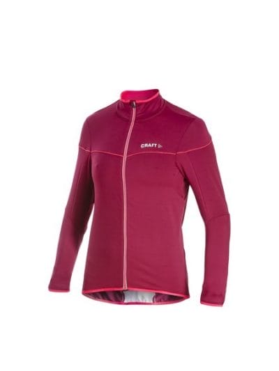 Fitness Mania - Craft Performance Bike Womens Cycling Light Thermal Jersey - Blossom/Hibiscus/White