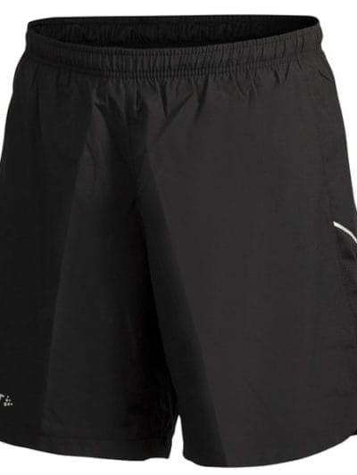Fitness Mania - Craft Performance Run Mens Longer Shorts - Black