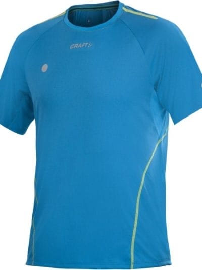 Fitness Mania - Craft Performance Run - Mens Running T-Shirt - Blue