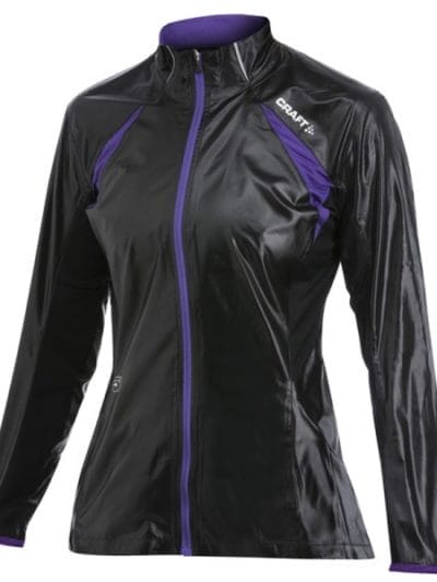 Fitness Mania - Craft Performance Run Womens Featherlight Jacket - Black/Vision