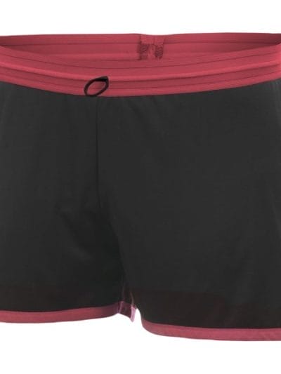 Fitness Mania - Craft Performance Run Womens Femme Shorts - Black/Cheer