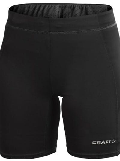Fitness Mania - Craft Performance Run Womens Fitness Shorts - Black