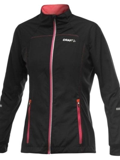 Fitness Mania - Craft Performance Run Womens Jacket - Black/Cheer