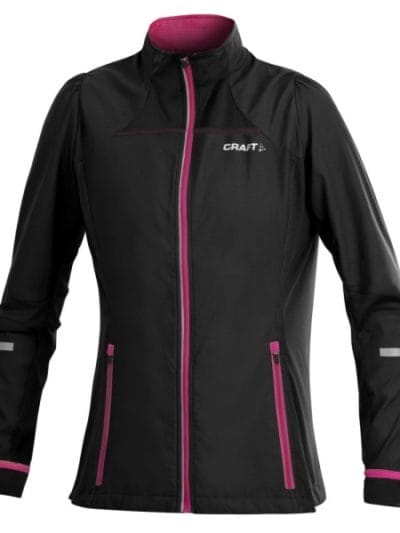 Fitness Mania - Craft Performance Run Womens Jacket - Black/Metro