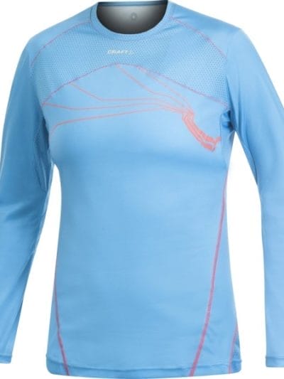 Fitness Mania - Craft Performance Run Womens Long Sleeve T-Shirt - Focus/Cheer