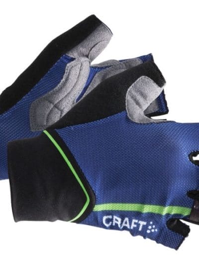 Fitness Mania - Craft Puncheur Mens Cycling Gloves - Atlantic/Black/Gecko