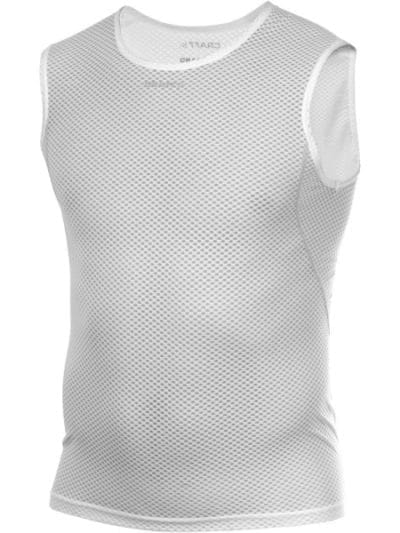 Fitness Mania - Craft Stay Cool Mens Mesh Superlight Sleeveless Top - White