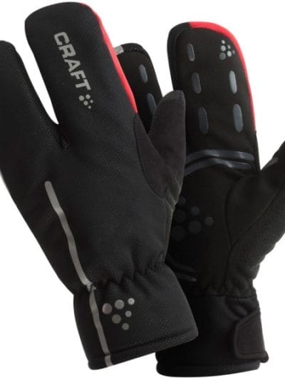 Fitness Mania - Craft Thermal Split Finger Cycling Gloves - Black