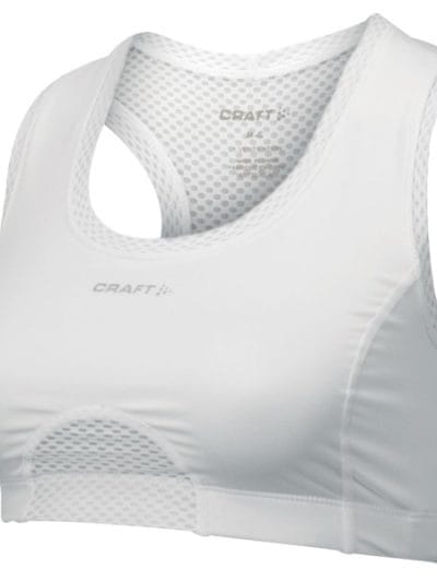 Fitness Mania - Craft Womens Sports Bra - A/B Cup - White