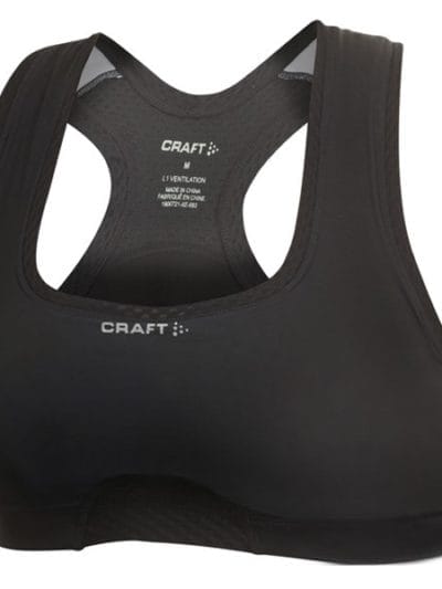 Fitness Mania - Craft Womens Sports Bra - C/D Cup - Black