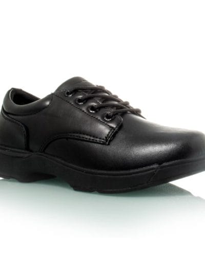 Fitness Mania - Diadora Study Youth Lace - Kids Leather Shoes - Black