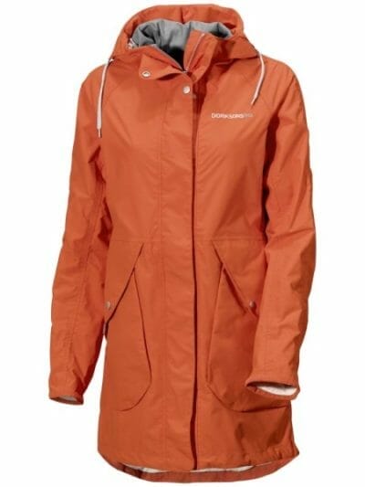Fitness Mania - Didriksons Tuva Womens Storm Coat - Nectarine