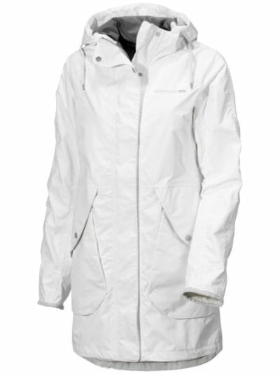 Fitness Mania - Didriksons Tuva Womens Storm Coat - Snow White