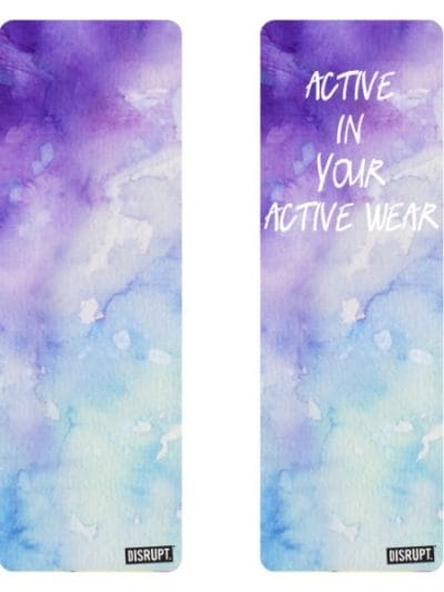 Fitness Mania - Disrupt Custom Eco-Friendly Yoga Mat - Watercolour