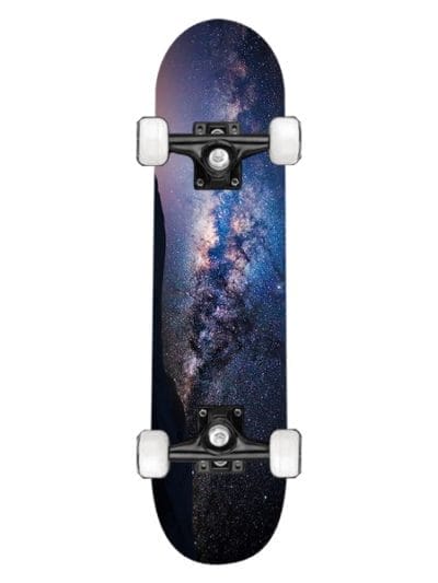 Fitness Mania - Disrupt Custom Skateboard Deck - Galaxy