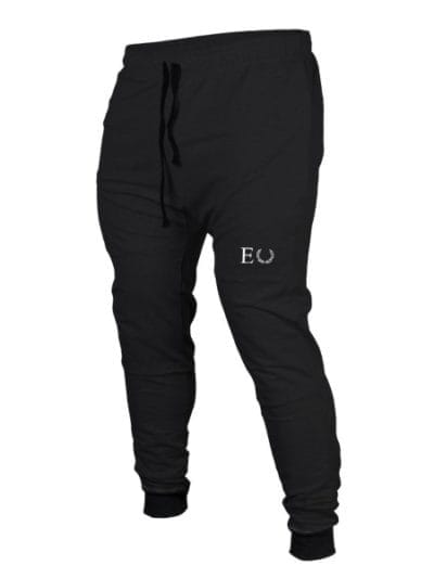 Fitness Mania - Echt Tapered Joggers Mens Gym Pants - Black