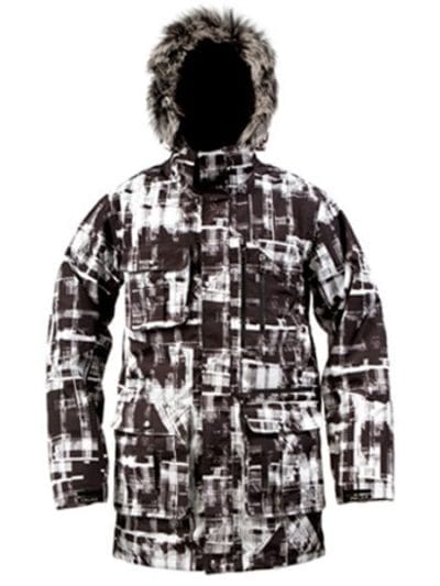 Fitness Mania - Felice Baxter 2013/14 Mens Snowboarding Jacket - Checkwar Black