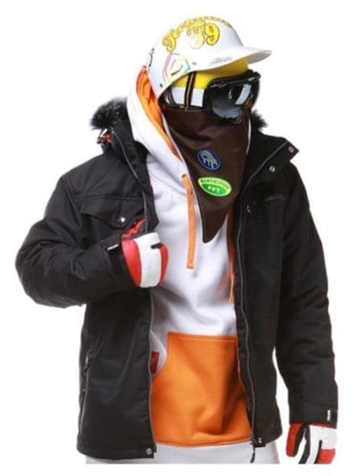 Fitness Mania - Felice Zeca 2013/14 Mens Snowboarding Jacket - Black