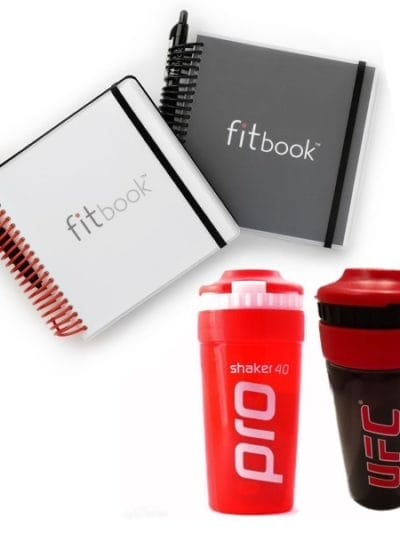 Fitness Mania - Fitbook Fitness Combo - 2 x Fitbook Diaries & 1 x Shaker Pro