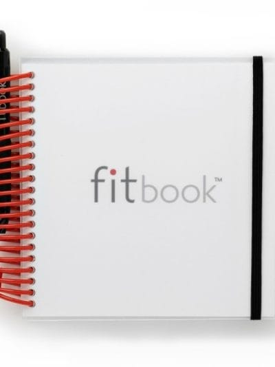 Fitness Mania - Fitbook Fitness and Nutritional Training Diary - White