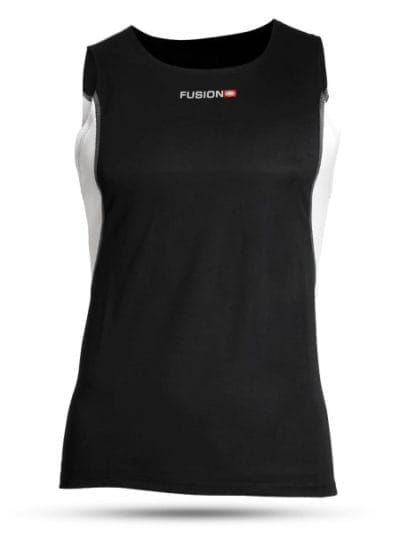 Fitness Mania - Fusion PRF Pro Mens Running Singlet - Black