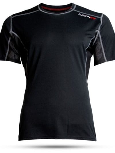 Fitness Mania - Fusion PRF Pro Mens Running T-Shirt - Black