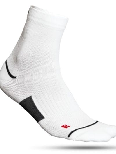 Fitness Mania - Fusion Pro Unisex Running Socks - White