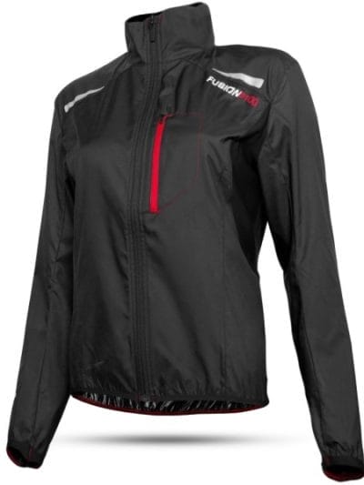 Fitness Mania - Fusion S100 Shell Mens Running Jacket - Black