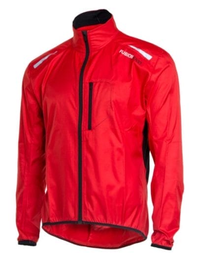 Fitness Mania - Fusion S100 Shell Mens Running Jacket - Red
