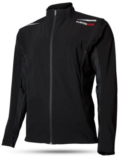 Fitness Mania - Fusion S200 Soft Shell Mens Running Jacket - Black