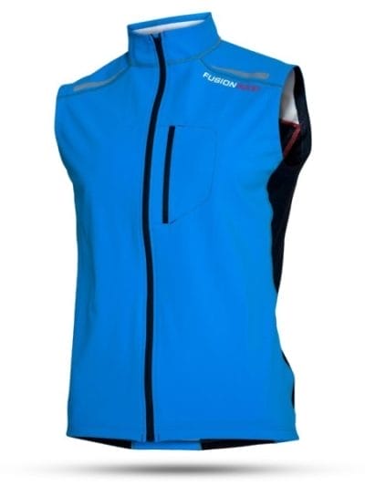 Fitness Mania - Fusion S200 Soft Shell Mens Running/Cycling Vest - Surf