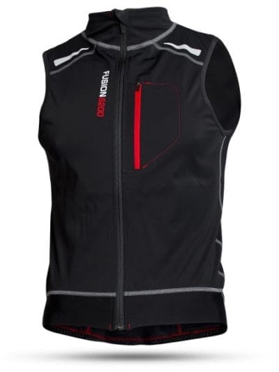 Fitness Mania - Fusion Soft Shell Unisex Cycling Vest - Black