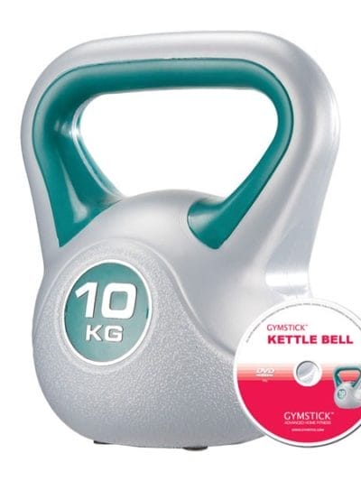 Fitness Mania - Gymstick 10kg Vinyl Kettlebell with DVD