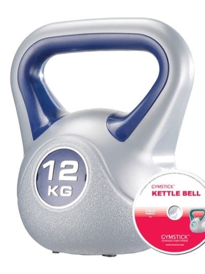 Fitness Mania - Gymstick 12kg Vinyl Kettlebell with DVD