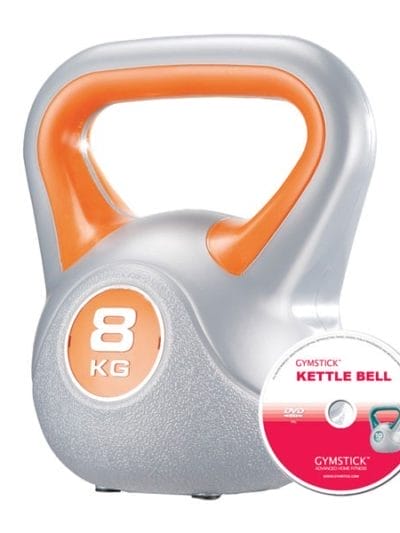 Fitness Mania - Gymstick 8kg Vinyl Kettlebell with DVD