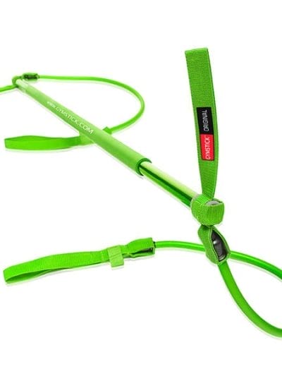 Fitness Mania - Gymstick Original 2.0 - Full Body Workout Stick With DVD - Green/Light