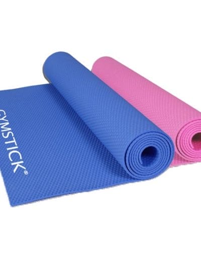 Fitness Mania - Gymstick Yoga Mat with Carry Bag and Workout DVD