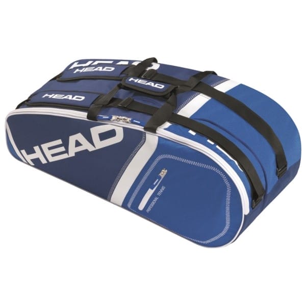 Fitness Mania - Head Core Combi 6 Tennis Racquet Bag - Blue/White