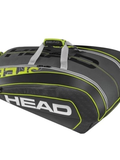 Fitness Mania - Head Djokovic Speed LTD MonsterCombi Tennis Racquet Bag - Black/Green