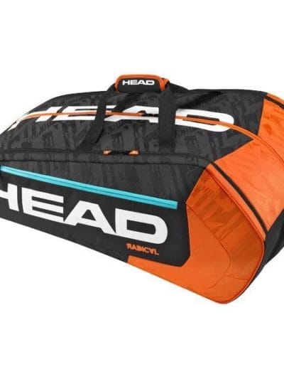 Fitness Mania - Head Radical Monstercombi Tennis Racquet Bag - Anthracite/Orange