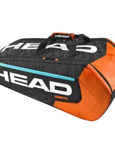 Fitness Mania - Head Radical Supercombi Tennis Racquet Bag - Anthracite/Orange